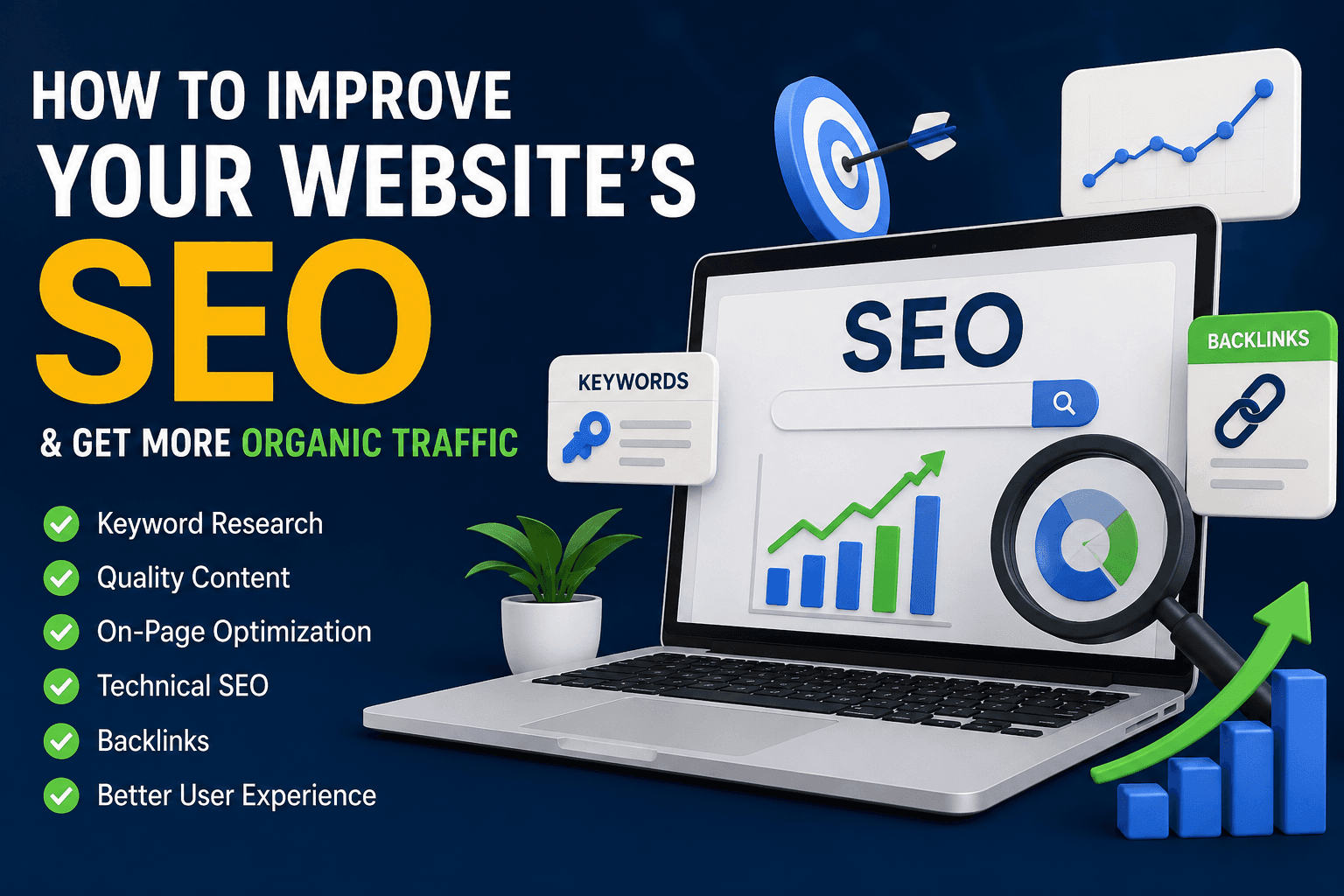 How to Improve Your Website’s SEO and Get More Organic Traffic