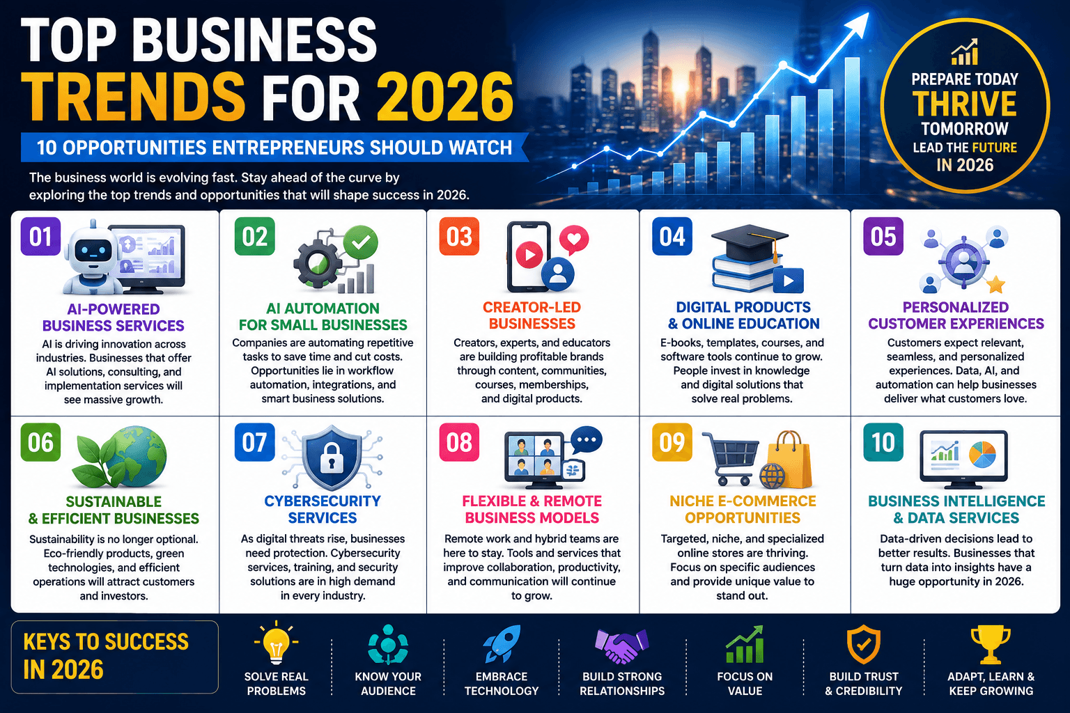 Top Business Trends for 2026: 10 Opportunities Entrepreneurs Should Watch