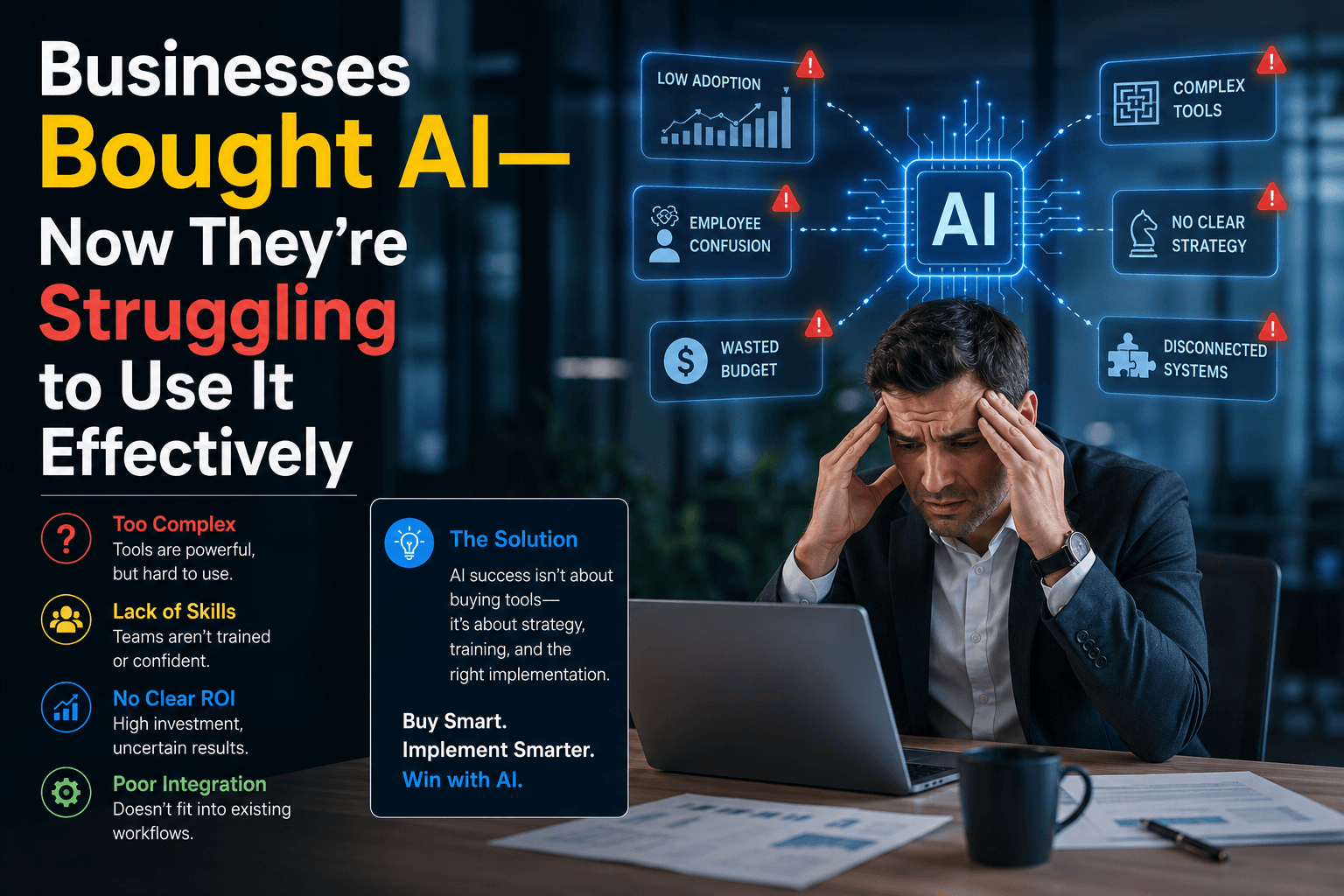 Businesses Bought AI—Now They're Struggling to Use It Effectively