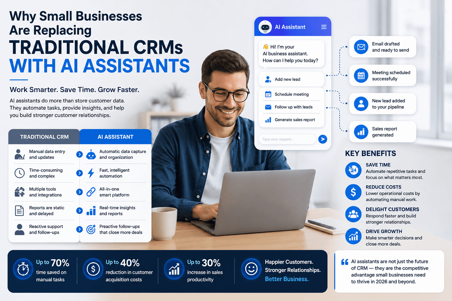 Why Small Businesses Are Replacing Traditional CRMs with AI Assistants