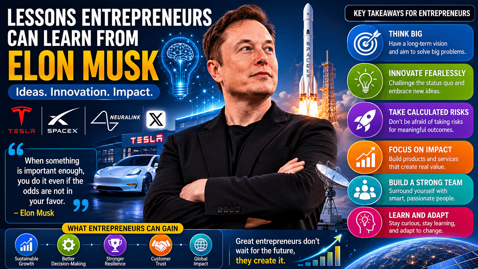 Lessons Entrepreneurs Can Learn from Elon Musk
