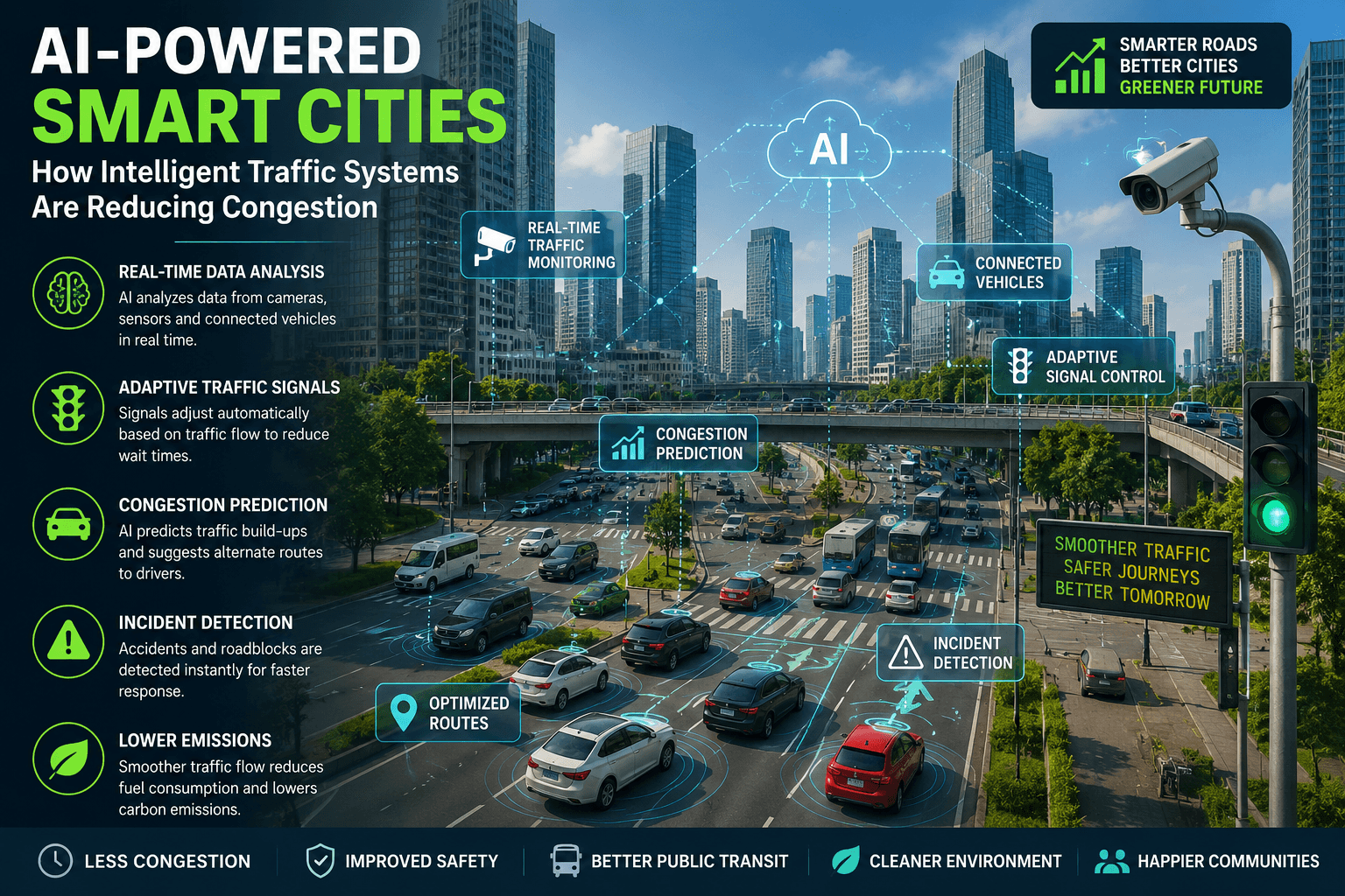 The Rise of AI-Powered Smart Cities: How Intelligent Traffic Systems Are Reducing Congestion