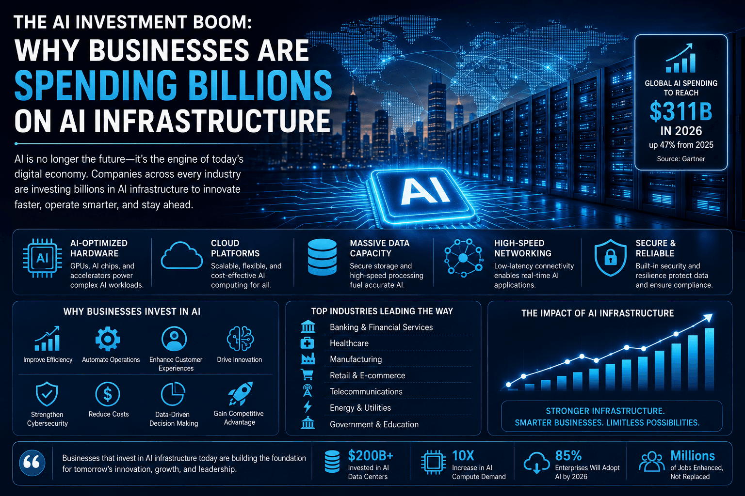 The AI Investment Boom: Why Businesses Are Spending Billions on AI Infrastructure