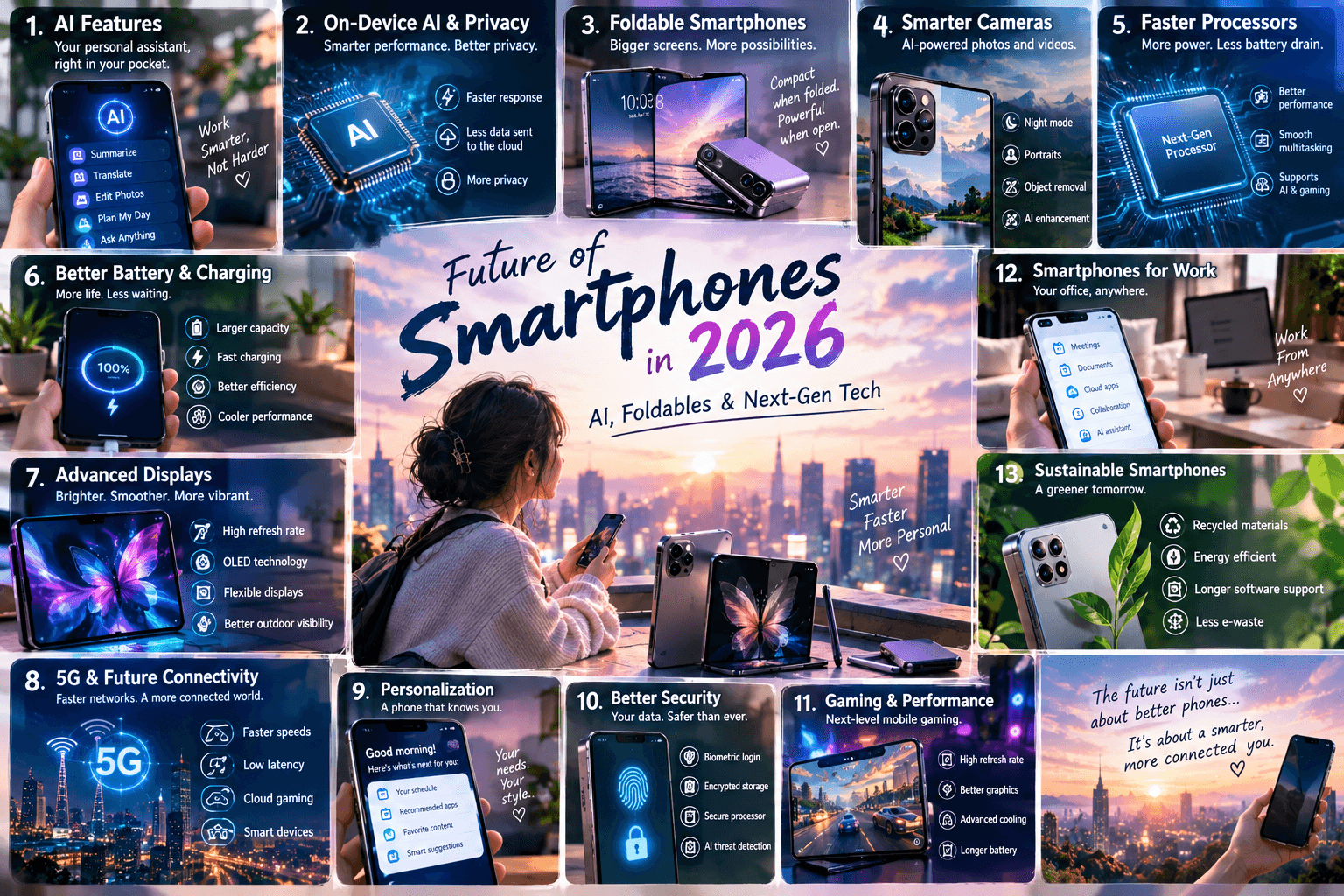 Future of Smartphones in 2026: AI Features, Foldables & Next-Gen Mobile Technology