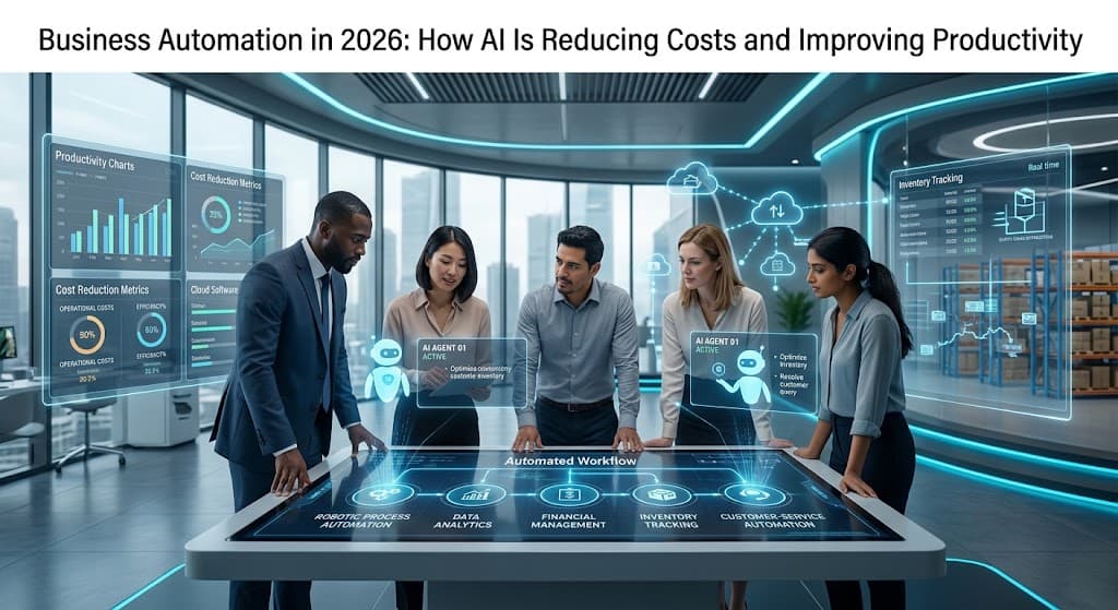 Business Automation in 2026: How AI Is Reducing Costs and Improving Productivity