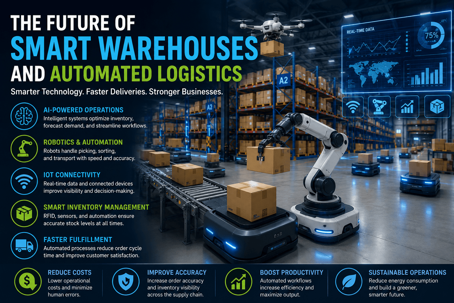 The Future of Smart Warehouses and Automated Logistics