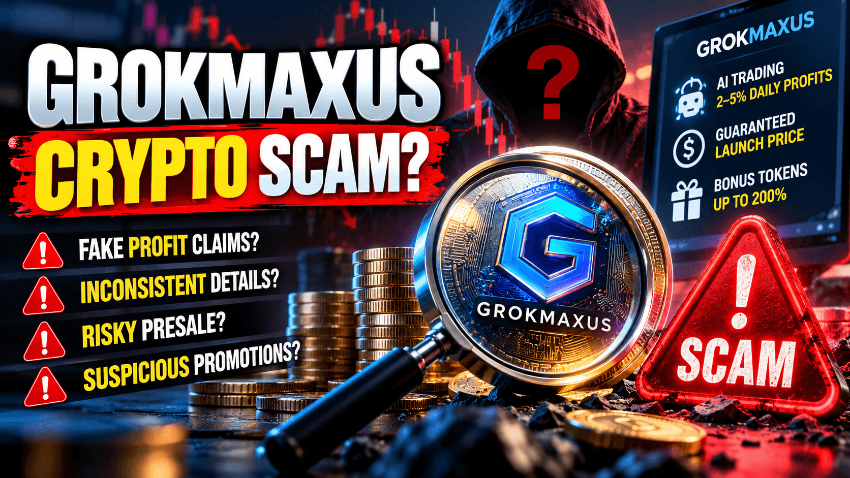 Grokmaxus Crypto Investigation: Red Flags Behind the AI Trading Token Presale