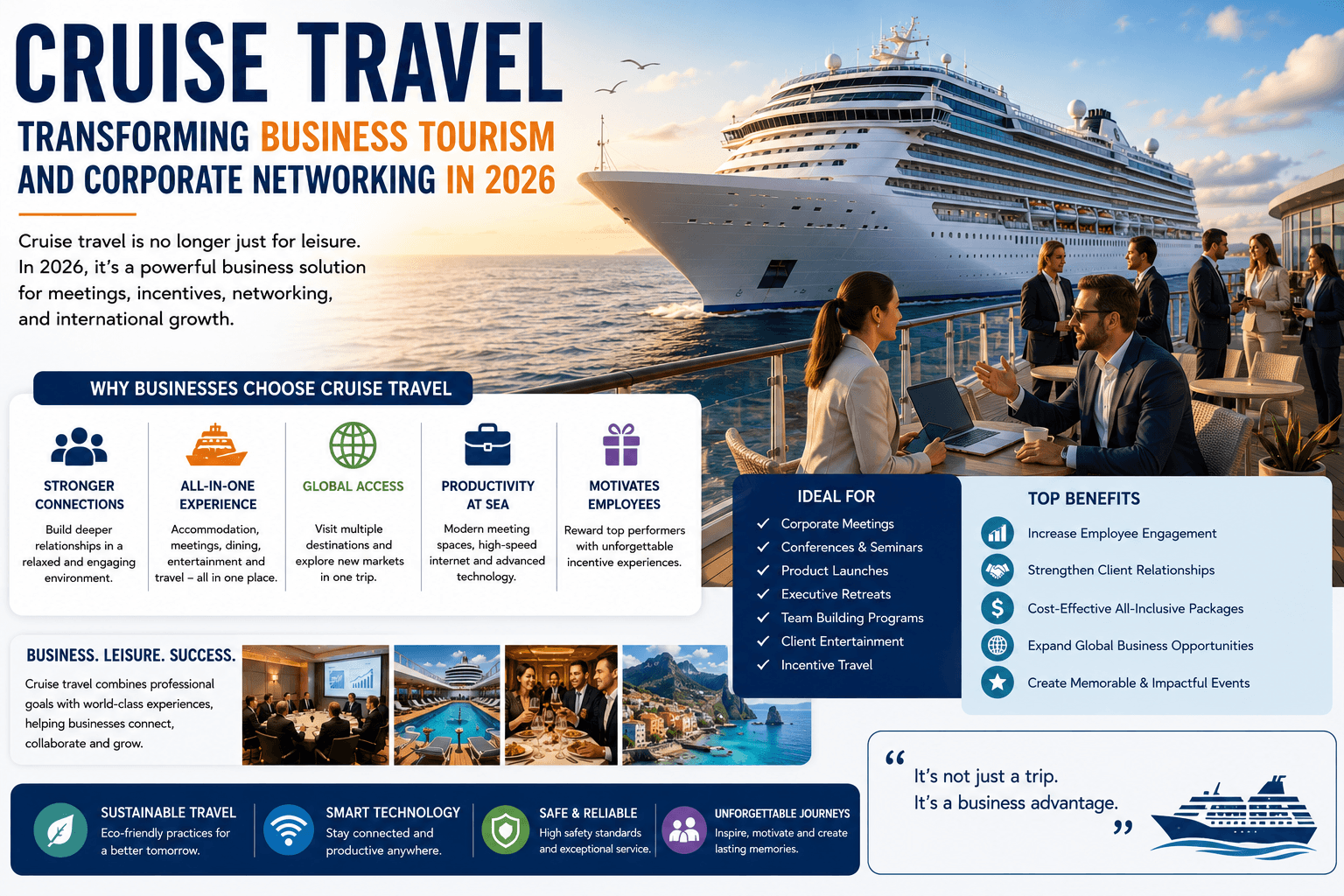 Cruise Travel Is Transforming Business Tourism and Corporate Networking in 2026