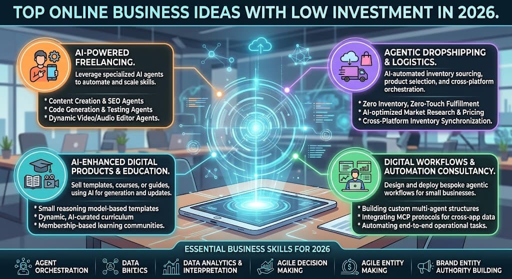 Top Online Business Ideas with Low Investment in 2026