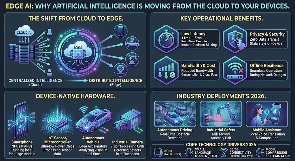 Edge AI: Why Artificial Intelligence Is Moving from the Cloud to Your Devices