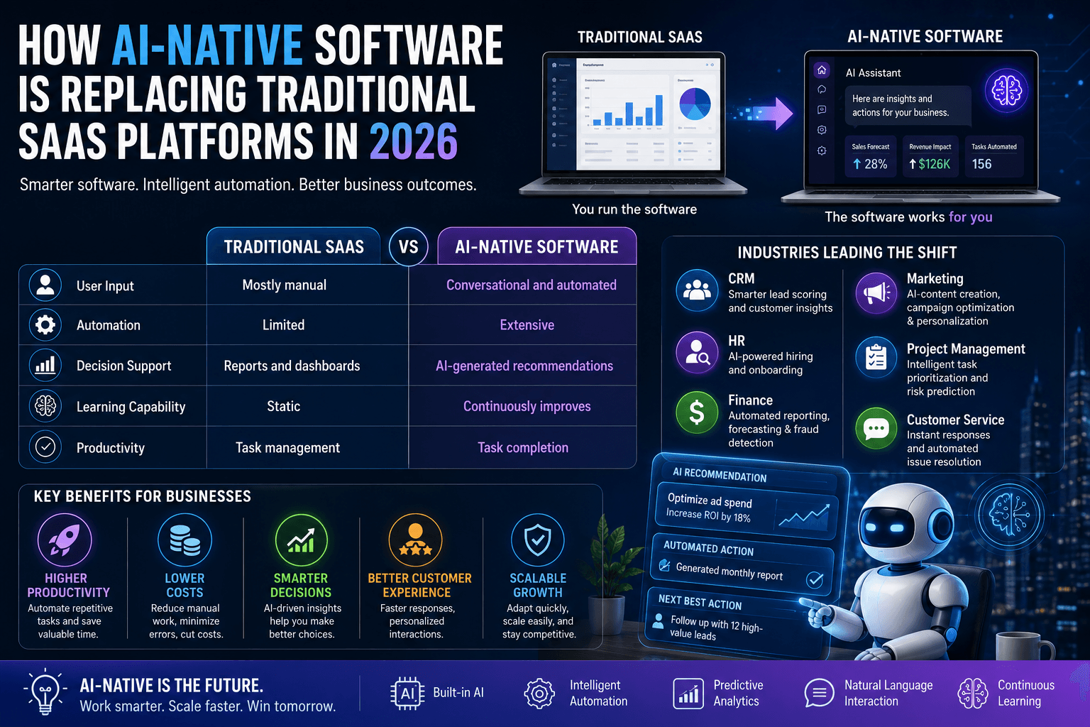 How AI-Native Software Is Replacing Traditional SaaS Platforms in 2026