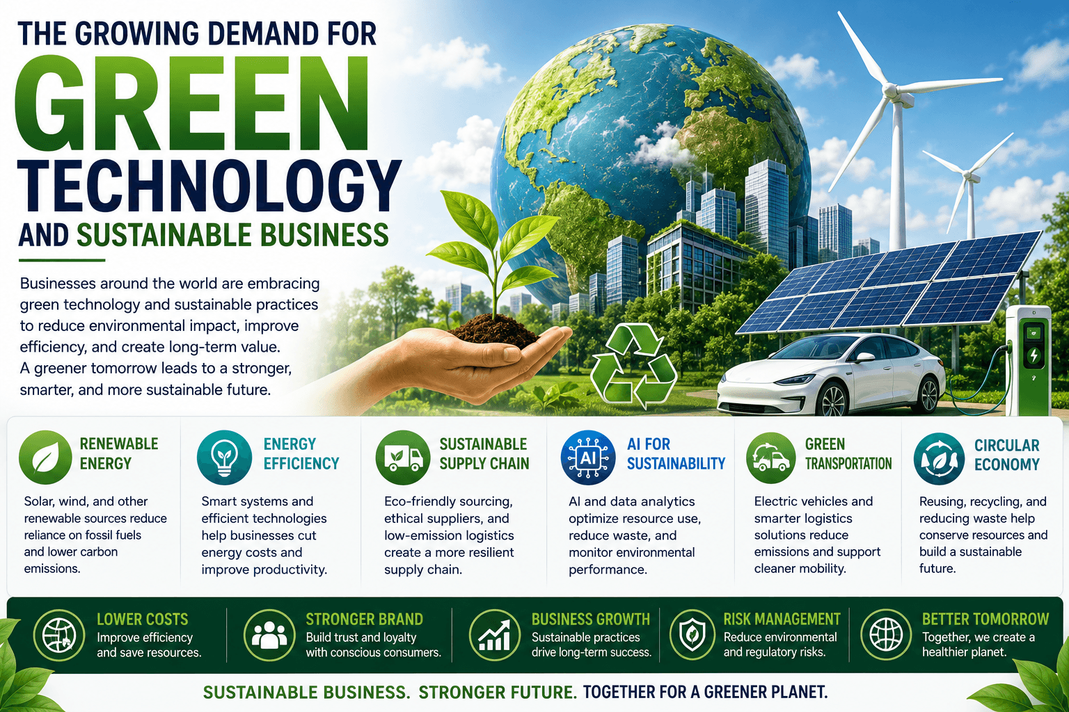 The Growing Demand for Green Technology and Sustainable Business