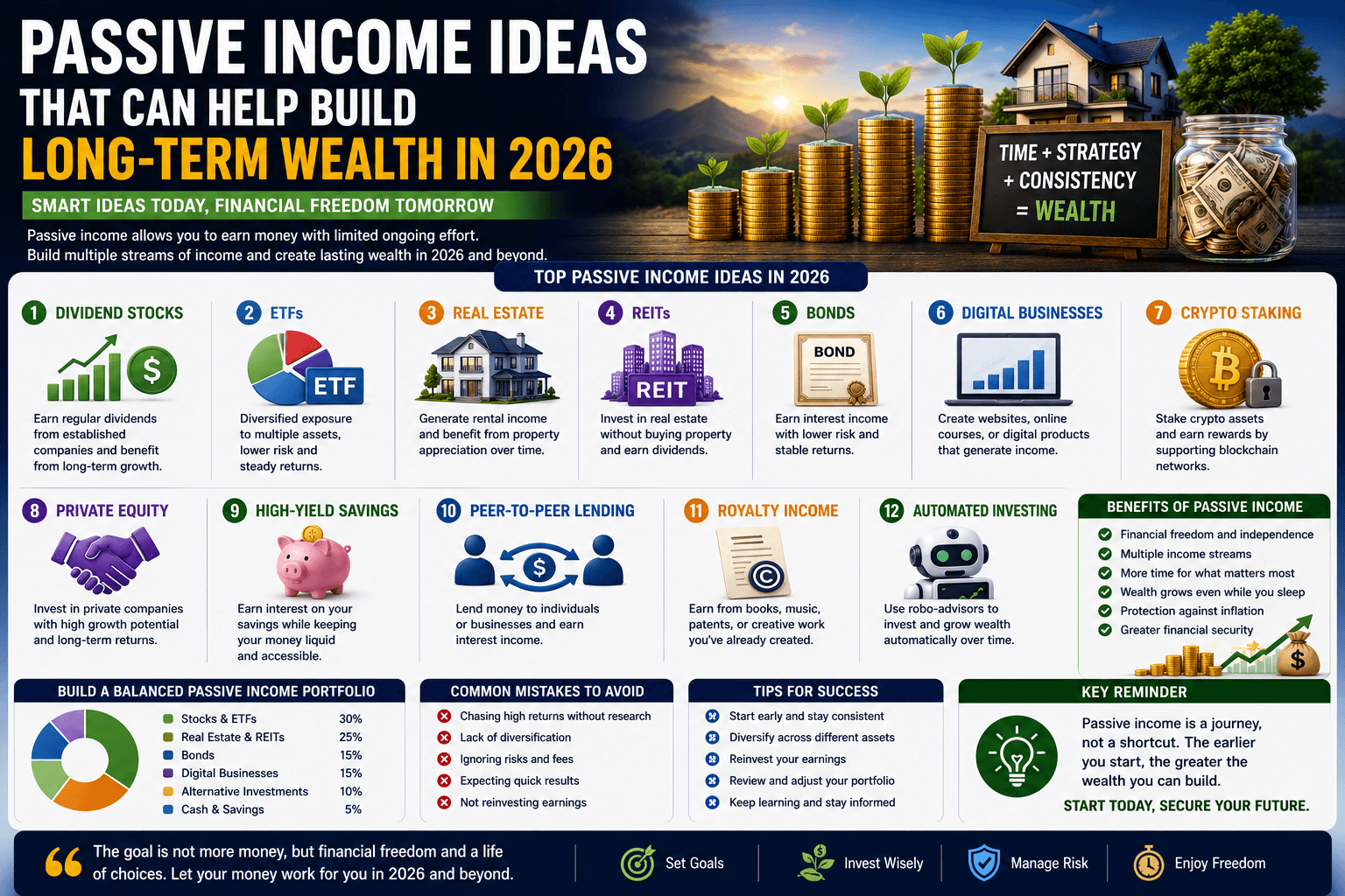 Passive Income Ideas That Can Help Build Long-Term Wealth in 2026
