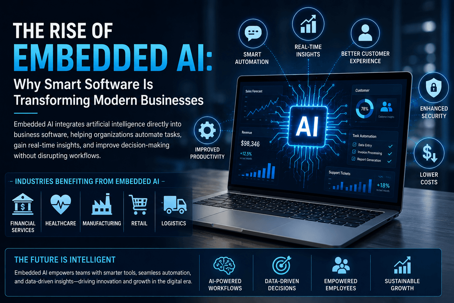 The Rise of Embedded AI: Why Smart Software Is Transforming Modern Businesses