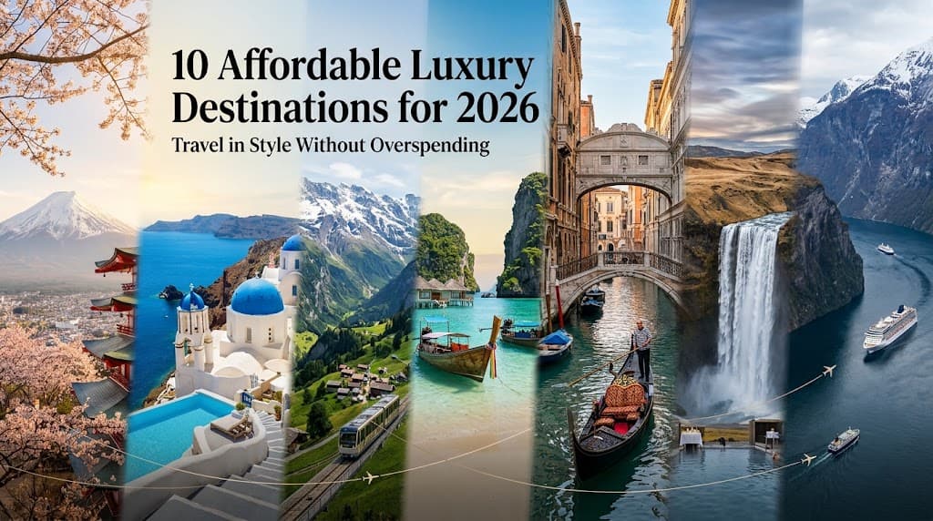 10 Affordable Luxury Destinations for 2026: Travel in Style Without Overspending