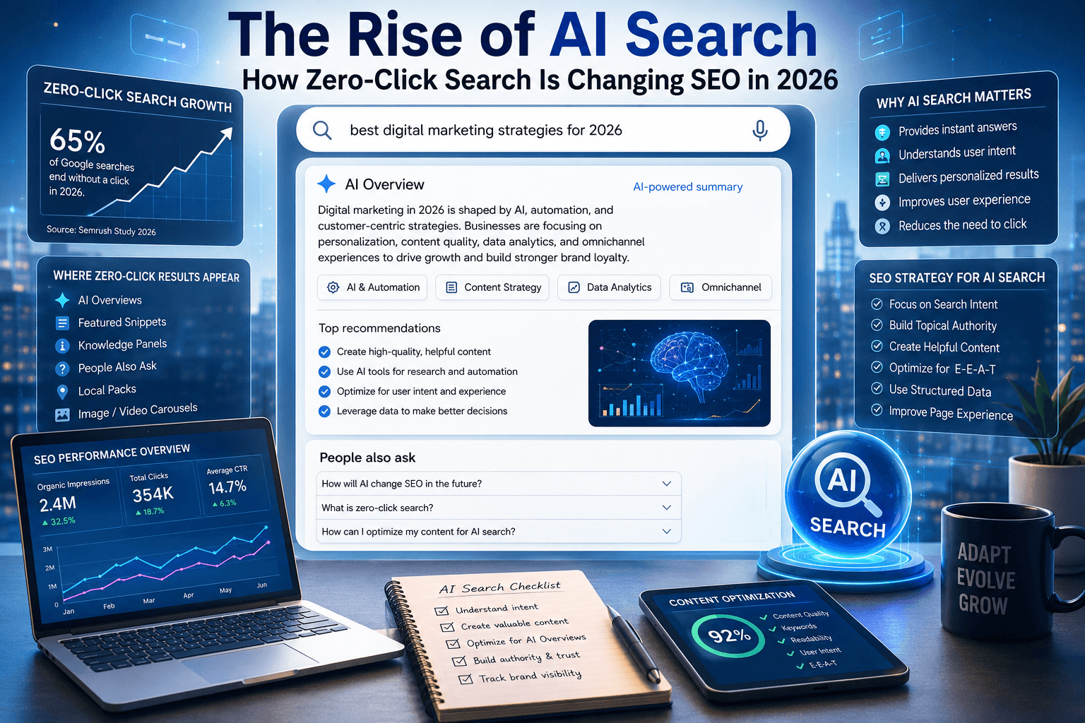 The Rise of AI Search: How Zero-Click Search Is Changing SEO in 2026