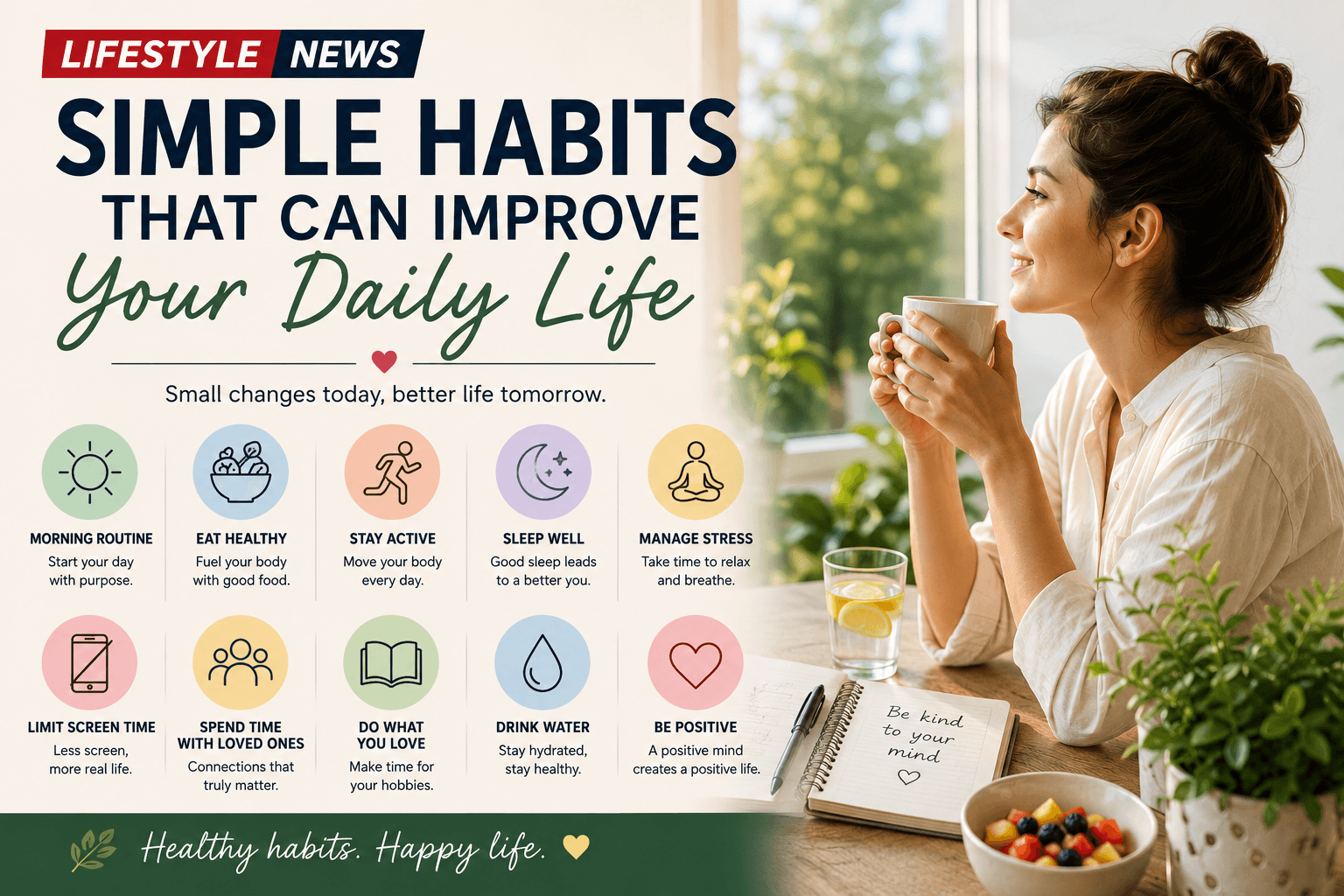 Lifestyle News: Simple Habits That Can Improve Your Daily Life